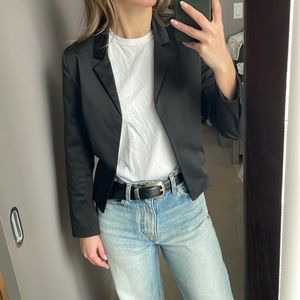 Joie Black Cropped Blazer, Size XS